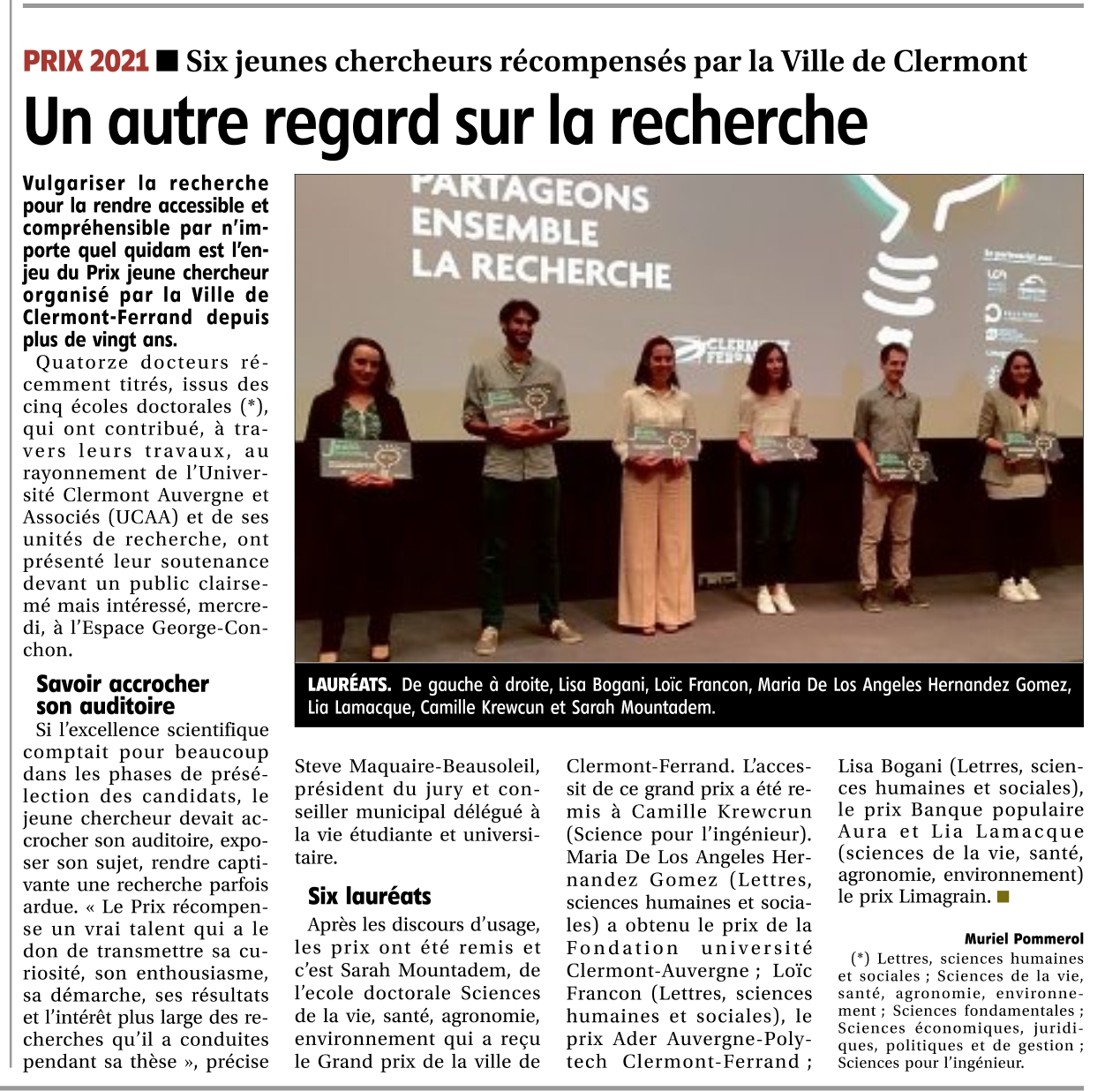 La Montagne_prix jeune chercheur 2021